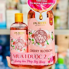 Sữa Tắm Mềm Mịn Dưỡng Body Purité 850ml Tặng 250ml - Chăm sóc Da Nữ Giúp Làm Mềm Da Mịn Màng