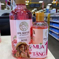 Sữa Tắm Mềm Mịn Dưỡng Body Purité 850ml + Chai Tặng 250ml - Giải Pháp Dưỡng Ẩm Da Nữ Hiệu Quả, Hương Thơm Dễ Chịu
