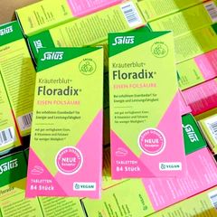 Viên uống Sắt thuần chay Floradix Salus Đức 84 viên