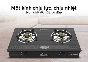 Bếp Gas Đôi Dương Kính SUNHOUSE MMB3568 - Kiềng Tráng Men, Đầu Đốt Đồng, Tiết Kiệm Gas - Đánh Lửa Magneto Bền Bỉ