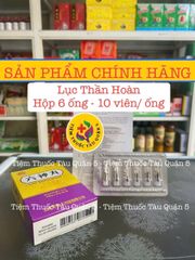 Lục Thần Hoàn Liu Shen Wan - Hỗ Trợ Giải Độc, Thanh Nhiệt - Hộp 6 Ống (60 Viên) Dành Cho Trẻ Em và Người Lớn