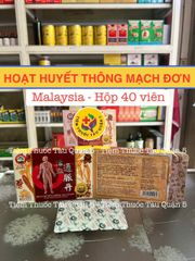 Hỗ Trợ Tim Mạch Hoạt Huyết Thông Mạch Đơn - Giảm Đau Nhức Xương Khớp, Gout - Hộp 40 Viên Malaysia 2023
