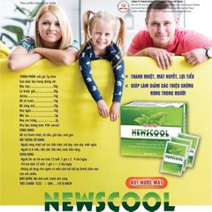 Bột Nước Mát Newscool - Giải Độc, Thanh Nhiệt, Mát Gan, Hỗ Trợ Lợi Tiểu - Hộp 10 Gói x 7g cho sức khỏe tối ưu
