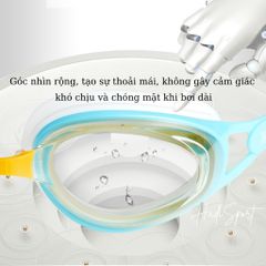 Kính Bơi Chống Nước 361 Cho Trẻ Em & Người Lớn - Chống Sương Mù, Tặng Nút Bịt Tai & Cầu Mũi, Phù Hợp Mọi Kích Cỡ