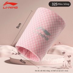 Băng Cổ Tay Lạnh Cao Cấp Lining - Khăn Lau Mồ Hôi Thể Thao Giúp Giảm Nhiệt Nhanh, Thấm Hút Tối Đa, Kích Thước 8*12cm