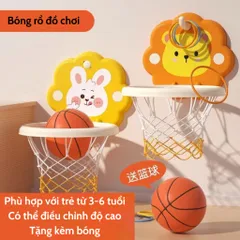 Đồ Chơi Ném Bóng Rổ Cho Trẻ Em Có Thể Điều Chỉnh - Trò Chơi Thể Thao Cho Bé Từ 3-6 Tuổi Có Tặng Kèm Bóng 303293