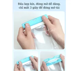 Túi đựng điện thoại LI-NING chống nước dung tích lớn bảo vệ màn hình cảm ứng khi bơi lặn mã LNBR705 303295