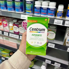 Viên Vitamin Tổng Hợp Người Lớn Dưới 50 Tuổi Centrum Advance For Adults Mỹ 100 Viên