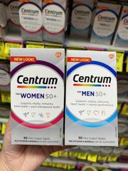 Viên uống bổ sung vitamin và khoáng chất Centrum cho nam và nữ trên 50 tuổi - Hàng Úc 