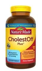 Viên uống giảm Cholesterol Nature Made CholestOff Plus 210 viên - Hỗ trợ sức khỏe tim mạch, hàng chính hãng Mỹ