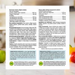 Viên Uống Dầu Cá Cô Đặc Omega 3 Plus CoQ10 Webber Naturals Sáng Mắt Tăng Cường Sức Khoẻ Tim Mạch (Hộp 80 viên) - YoungFit