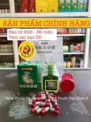Viên Uống Bao Tử 606 - Hỗ Trợ Tiêu Hóa Chữa Đau Dạ Dày, Giảm Ợ Chua, Loét Dạ Dày Chính Hãng Tem Nai Bạc 3D