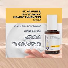 Tinh Chất Giảm Nám Hyaestic 30ml - Serum Chuyên Sâu 4% Arbutin & 10% Vitamin C - Làm Sáng Da, Ngừa Nám, An Toàn Dùng Lâu Dài