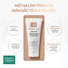 Mặt Nạ MartiDerm Pigment Zero DSP – Làm Sáng Da, Giảm Sắc Tố, Chống Oxy Hóa, Phù Hợp Cho Tất Cả Các Loại Da - 30ml