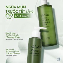 Nước Tẩy Trang Sạch Sâu & Dịu Nhẹ OH! OH! Xylica Micellar Cleansing Water 500ml - Dành cho Da Nhạy Cảm, Làm Sạch Dịu Nhẹ, Cấp Ẩm Tối Ưu
