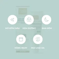 Kem Dưỡng Đêm MartiDerm Pigment Zero DSP 40ml - Làm Sáng Da, Mờ Thâm Nám, Chống Tăng Sắc Tố, Phù Hợp Mọi Loại Da