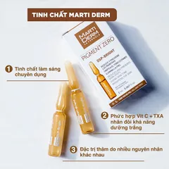 MartiDerm Pigment Zero DSP Bright 30 Ampoule - Tinh Chất Dưỡng Sáng Da, Làm Đều Màu & Giảm Đốm Sắc Tố Hiệu Quả Cho Mọi Loại Da
