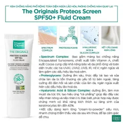 Kem Chống Nắng Martiderm The Originals Proteos Screen SPF50+ - Ngừa Lão Hóa, Chống Sạm Nám, Dưỡng Da Khỏe Mạnh 40ml