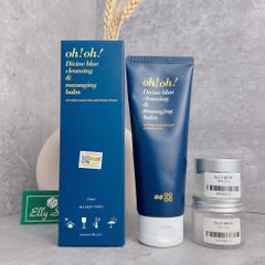 Sáp Tẩy Trang OH! OH! Divine Blue Cleansing & Massaging Balm 150ml - Làm Sạch Sâu, Dưỡng Ẩm, Giúp Da Mềm Mượt và Sáng Mịn