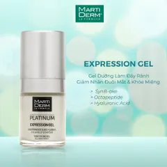 Gel Dưỡng MartiDerm Platinum Expression 15ml - Làm Đầy Nếp Nhăn Mắt & Khóe Miệng, Chống Lão Hóa, Dưỡng Ẩm, Cho Mọi Loại Da