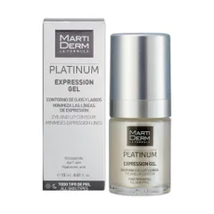 Gel Dưỡng MartiDerm Platinum Expression 15ml - Làm Đầy Nếp Nhăn Mắt & Khóe Miệng, Chống Lão Hóa, Dưỡng Ẩm, Cho Mọi Loại Da