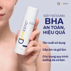 Nước Hoa Hồng Hyaestic Toner BHA 2% Cho Da Mụn - Se Khít Lỗ Chân Lông, Làm Sạch Bã Nhờn, Cải Thiện Kết Cấu Da