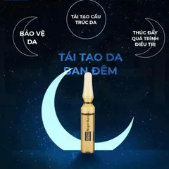 MartiDerm Platinum Night Renew Ampoules - Dưỡng Da Ban Đêm, Chống Lão Hóa, Tái Tạo Da, Phù Hợp Mọi Loại Da