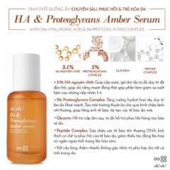 Tinh Chất Dưỡng Ẩm Oh! Oh! HA & Proteoglycans Amber Serum 30ml - Căng Mướt, Săn Chắc Da Cho Mọi Loại Da