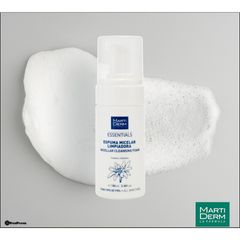 Sữa Rửa Mặt Dạng Bọt MartiDerm Essentials 100ml - Làn Da Sạch Sâu, Dịu Nhẹ, Phù Hợp Với Da Nhạy Cảm, Chống Oxy Hóa Edelweiss