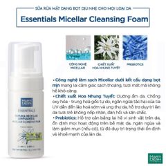 Sữa Rửa Mặt Dạng Bọt MartiDerm Essentials 100ml - Làn Da Sạch Sâu, Dịu Nhẹ, Phù Hợp Với Da Nhạy Cảm, Chống Oxy Hóa Edelweiss