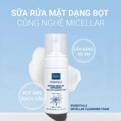 Sữa Rửa Mặt Dạng Bọt MartiDerm Essentials 100ml - Làn Da Sạch Sâu, Dịu Nhẹ, Phù Hợp Với Da Nhạy Cảm, Chống Oxy Hóa Edelweiss