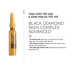 MartiDerm Black Diamond Skin Complex Advanced 10 Ống – Ampoule Chống Oxy Hóa, Trẻ Hóa & Làm Sáng Da Cho Làn Da Khô và Xỉn Màu
