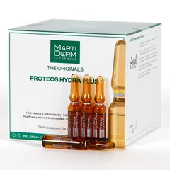 MartiDerm Proteos Hydra Plus 30 Ampoules - Tinh Chất Dưỡng Ẩm Chuyên Sâu, Làm Săn Chắc Da, Ngừa Lão Hóa Cho Da Khô