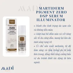 Tinh Chất Làm Sáng Da MartiDerm Pigment Zero DSP Serum Illuminator 30ml - Giải Pháp Cho Đốm Nâu Và Sắc Da Không Đều