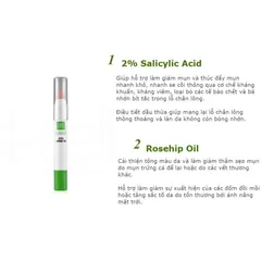 Bút Che Khuyết Điểm MartiDerm Acniover 15ml - Giảm Mụn & Làm Khô Nhanh Với 2% Salicylic Acid, Giải Pháp Cho Da Dầu, Mụn Thâm