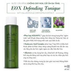 Nước Cân Bằng Da OH! OH! EOX Defending Tonique 150ml – Dưỡng Ẩm, Làm Sạch và Dịu Da, Phù Hợp Mọi Loại Da