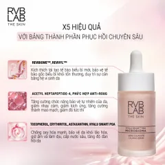 RVB LAB THE SKIN Huyết Thanh Làm Dịu Da Nhạy Cảm - Cân Bằng, Phục Hồi, Giảm Sưng Đỏ, Tổn Thương Corticoid 30ml