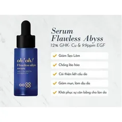 Tinh Chất OH! OH! Flawless Abyss Serum 20ml – Tái Tạo Da, Giảm Sẹo, Chống Lão Hóa, Kiểm Soát Dầu, Làm Dịu Da Nhạy Cảm