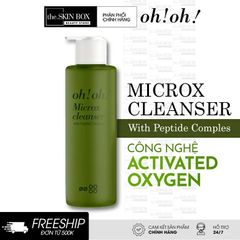 Sữa Rửa Mặt Dịu Nhẹ OH! OH! Microx Cleanser 150g - Làm Sạch Sâu & Thanh Lọc Da Nhạy Cảm, Công Nghệ Activated Oxygen
