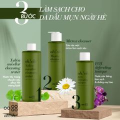 Sữa Rửa Mặt Dịu Nhẹ OH! OH! Microx Cleanser 150g - Làm Sạch Sâu & Thanh Lọc Da Nhạy Cảm, Công Nghệ Activated Oxygen