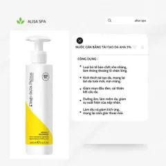 DIEGO DALLA PALMA Toner Tái Tạo Da Sáng Mịn AHA 5% - Chăm Sóc Da Mặt Chuyên Nghiệp, Giảm Thiểu Lão Hóa, Phù Hợp Mọi Loại Da