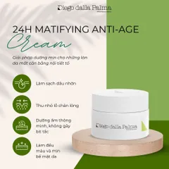 Kem Dưỡng Ẩm Chống Lão Hóa DIEGO DALLA PALMA 24H - Kiềm Dầu, Ngăn Ngừa Xỉn Màu Cho Da Dầu Mụn