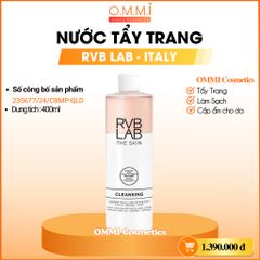 Nước Tẩy Trang & Tẩy Da Chết Dịu Nhẹ RVB LAB THE SKIN 40ml - Sạch Sâu, Dưỡng Sáng Da, Phù Hợp Mọi Loại Da
