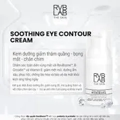 Kem Mắt Giảm Thâm Quầng RVB LAB THE SKIN 15ml - Dưỡng Ẩm, Giảm Bọng Mắt & Chân Chim, Chống Lão Hóa Da Vùng Mắt