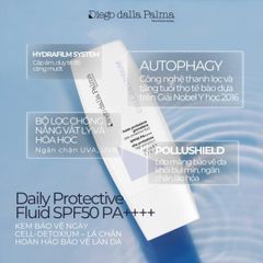 Kem Chống Nắng Diego Dalla Palma Daily Protective Fluid SPF50 PA++++ - Bảo Vệ Da Tối Đa, Kháng Ô Nhiễm, Thấm Nhanh, Không Nhờn Rít
