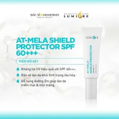 Kem Chống Nắng Dưỡng Da HD Derma Lumiere AT-Mela Shield Protector SPF 50+++ - Ngăn UV, Dưỡng Ẩm, Giảm Sạm Nám