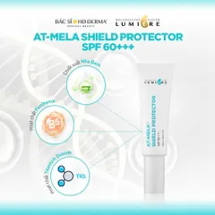 Kem Chống Nắng Dưỡng Da HD Derma Lumiere AT-Mela Shield Protector SPF 50+++ - Ngăn UV, Dưỡng Ẩm, Giảm Sạm Nám