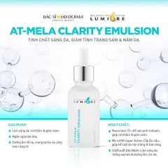 HD Derma Lumiere AT-Mela Clarity Emulsion - Tinh Chất Sáng Da, Giảm Nám & Thâm - Chống Lão Hóa & Cấp Ẩm Tối Ưu