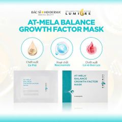 Mặt Nạ Trắng Da HD Derma Lumiere AT-Mela Balance Growth Factor 5M - Làm Sáng, Chống Viêm, Giảm Melanin