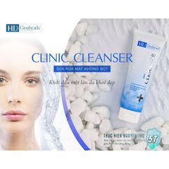 Sữa Rửa Mặt Không Bọt HD DERMA CEUTICALS - Chiết Xuất Trà Xanh & Hyaluronic Acid Cho Mọi Loại Da, Ngăn Ngừa Mụn, Làm Sạch Da Mặt Tươi Tắn